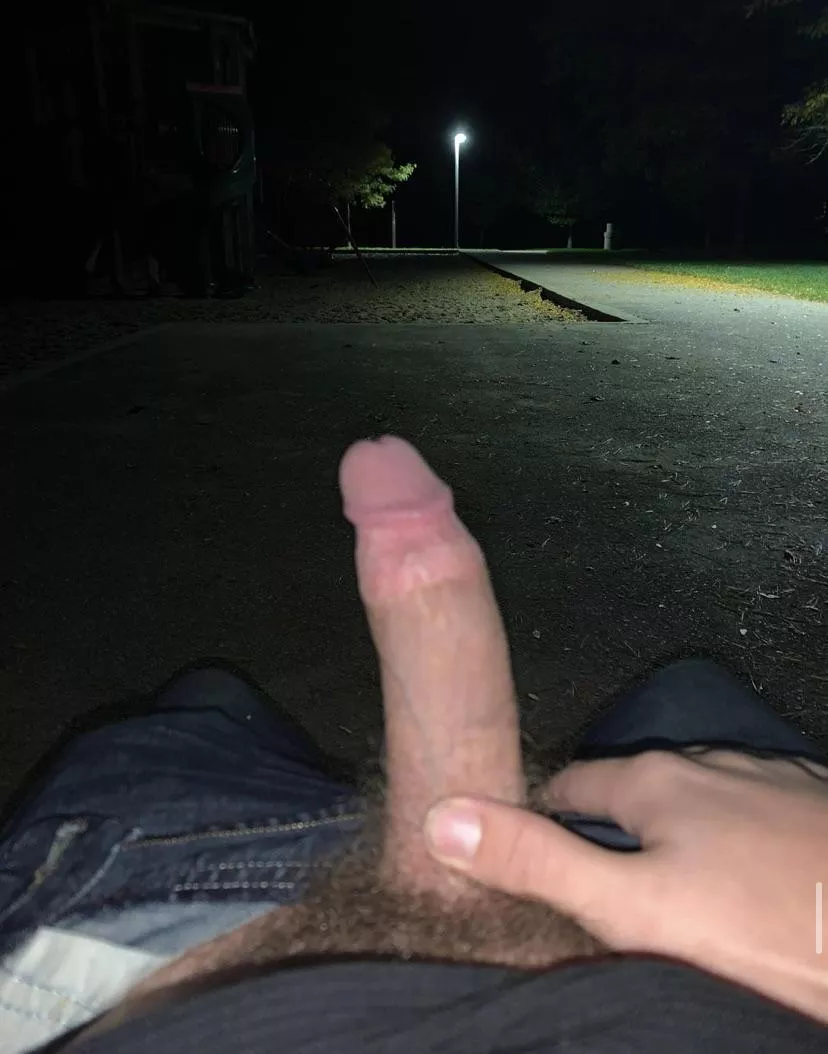 Cock out in park