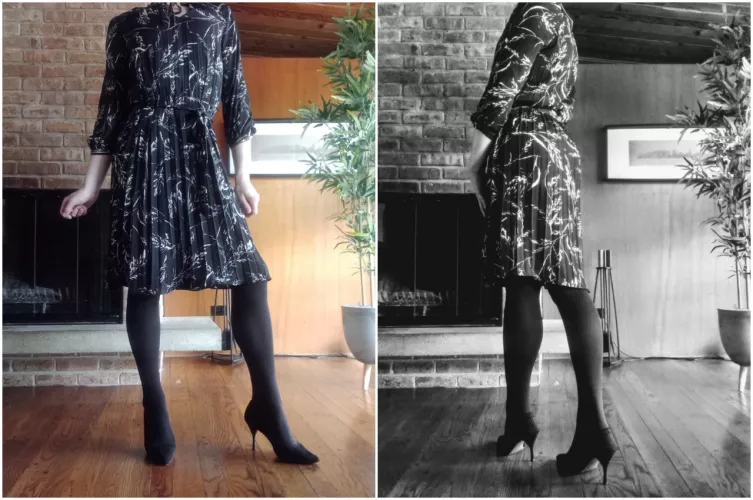 Cold Temps = Opaque Tights