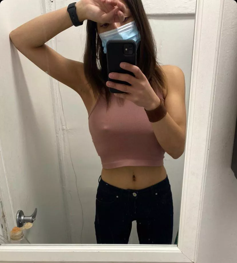 cold weather makes not wearing a bra even more tempting