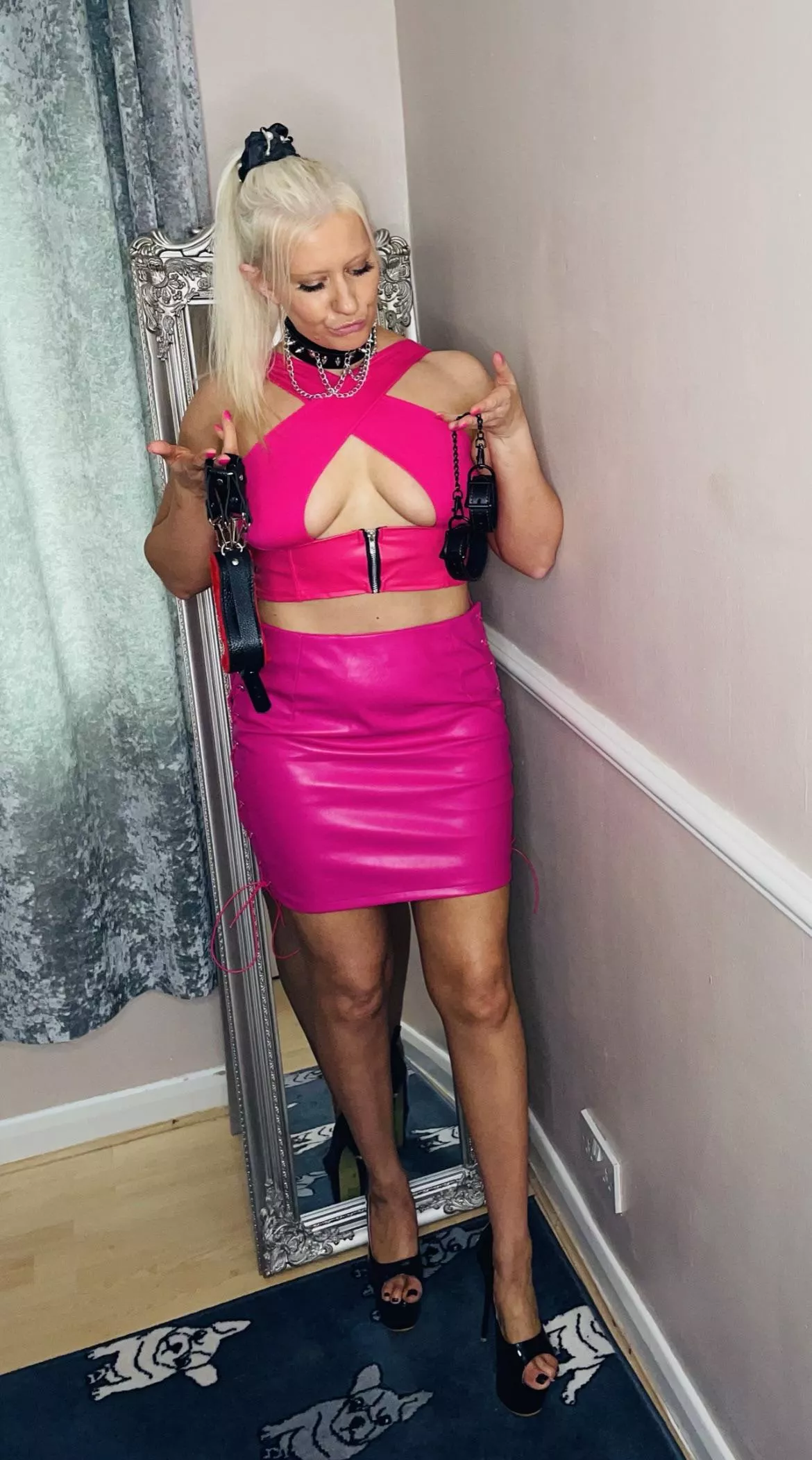 Collars and cuffs for my favourite little slut Collars and cuffs for my favourite little slut