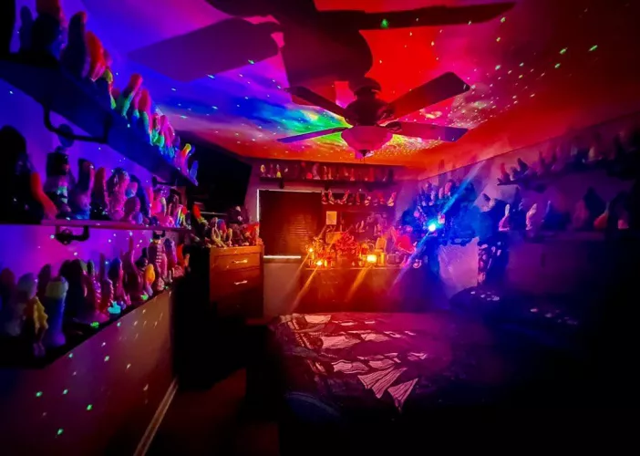 Collecting has slowed. This is where my dildo oasis stands