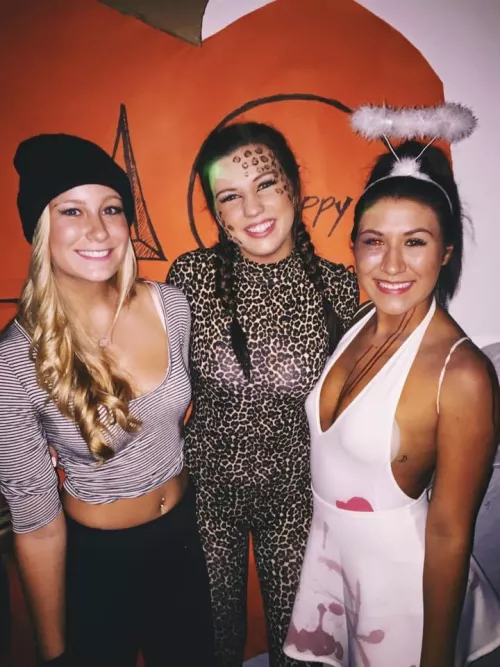 College sluts on Halloween
