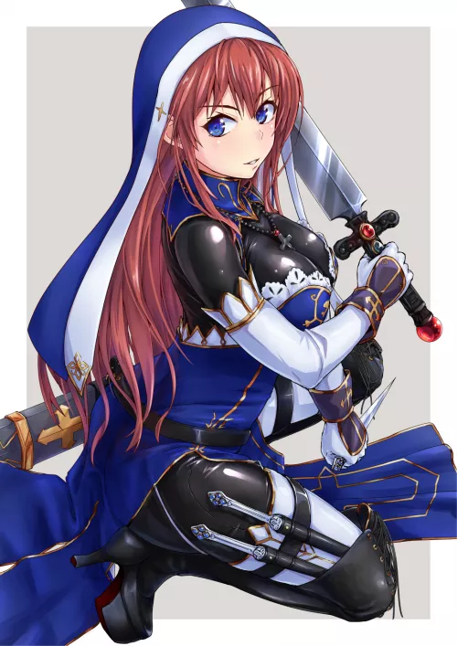 Combat Nun At The Ready (Toriatto Gununu ) [Original]