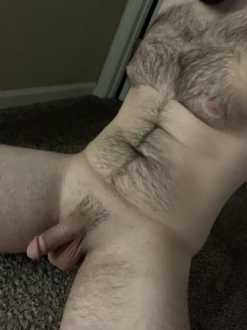 Come rub all the way down my chest.