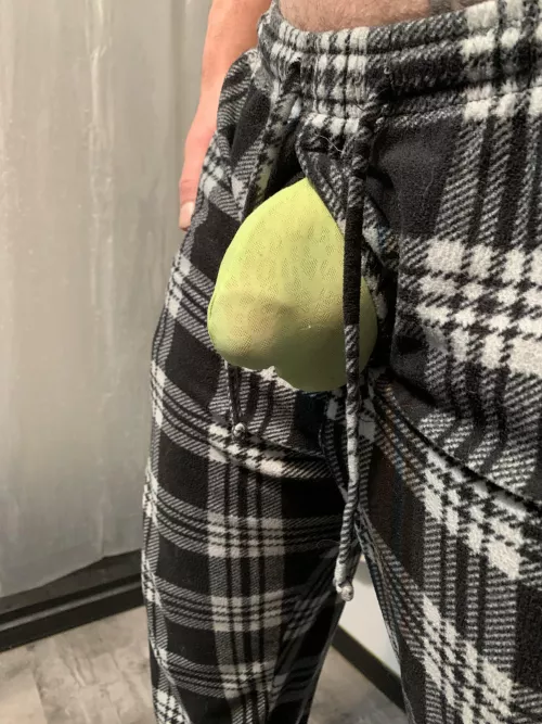 Comfy but insecure about wearing them.