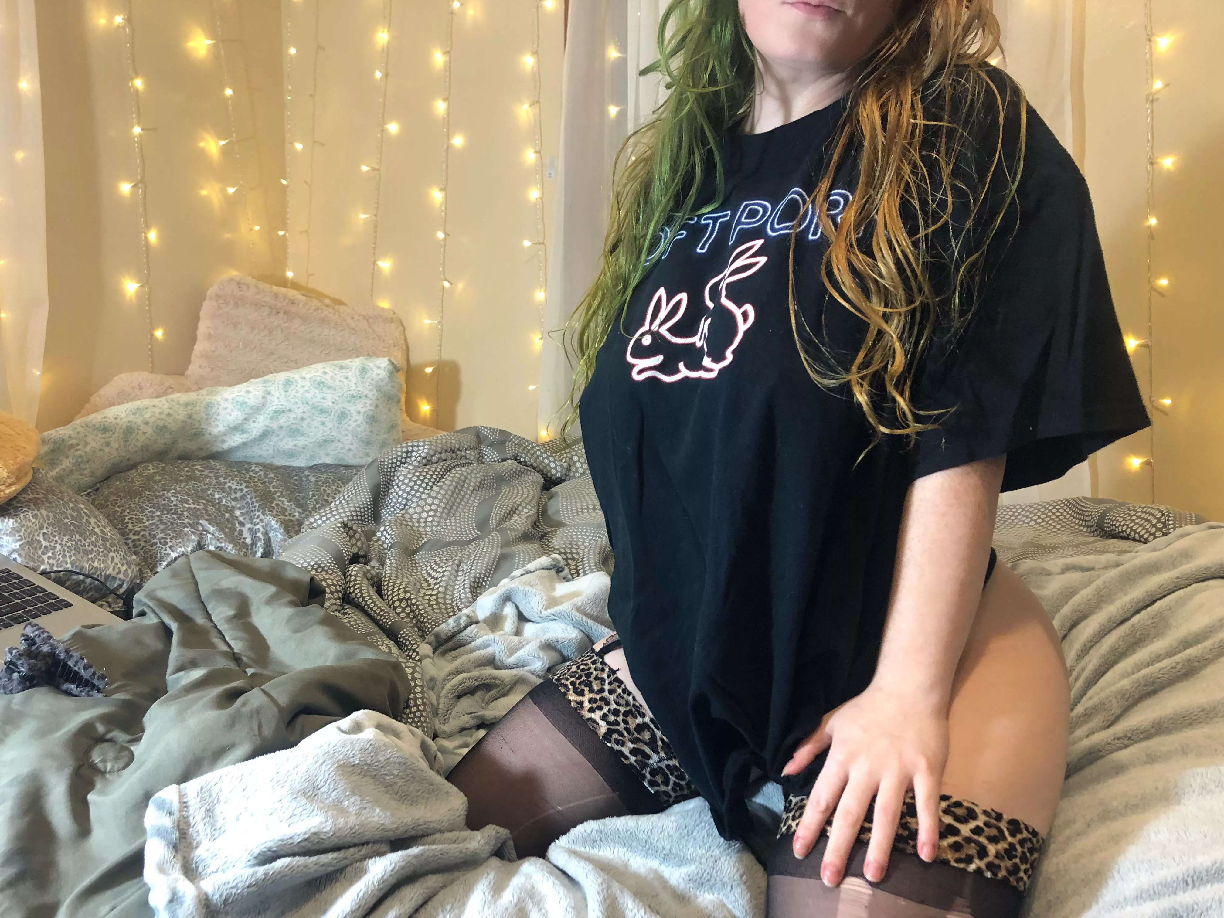 Comfy Monday attire.