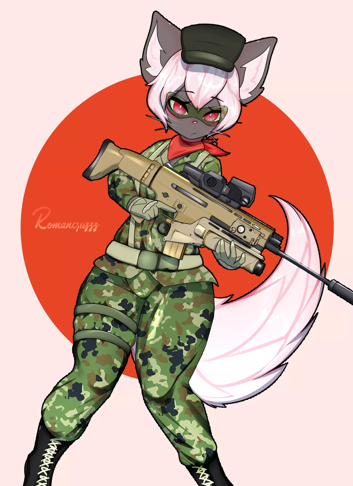 Comm ＼(●~▽~●) Drawing weapons is quite therapeutic