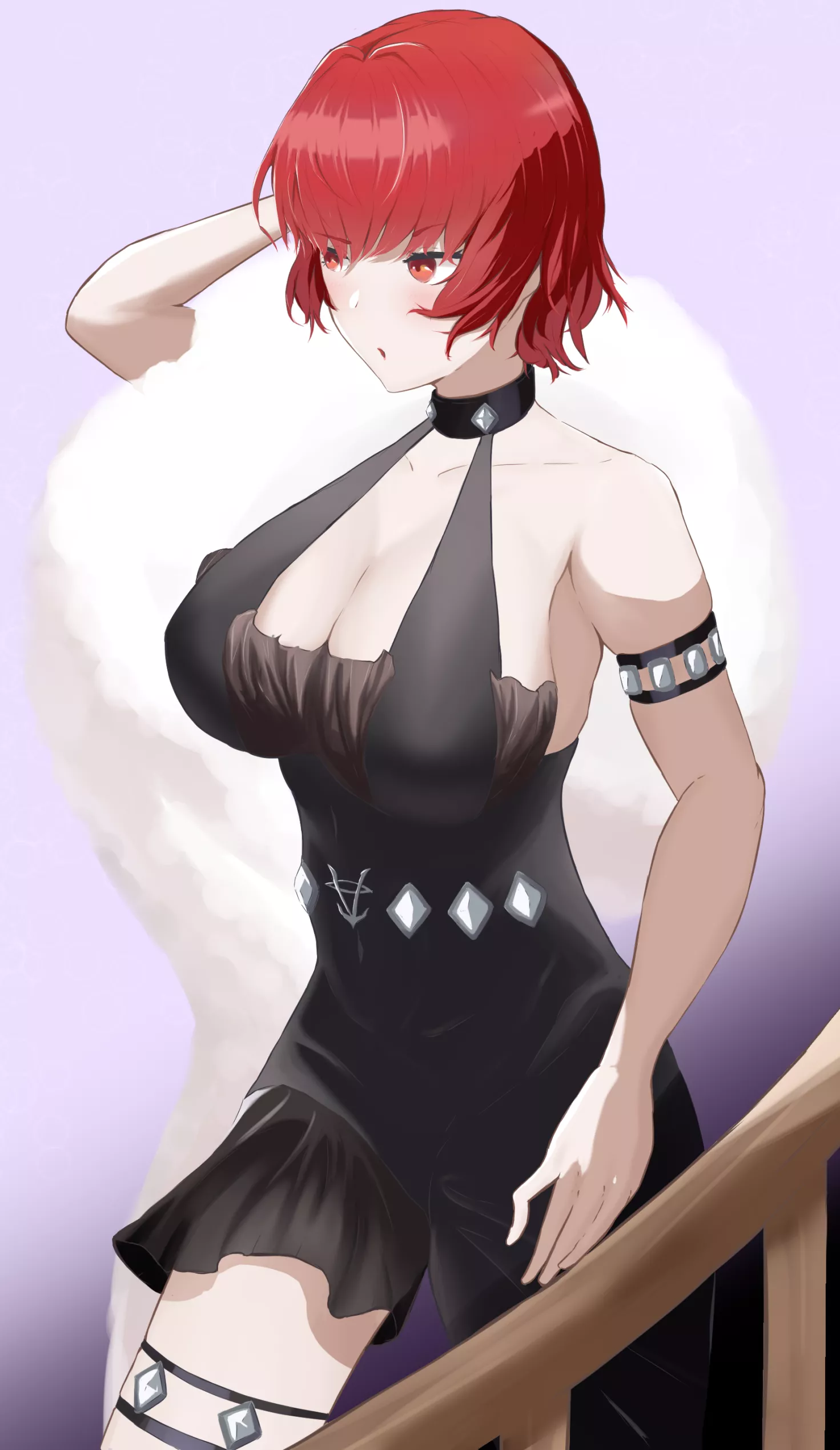 Commander, Do you like my dress?~❤ (KMS Weser, Azur Lane, Ironblood Faction)