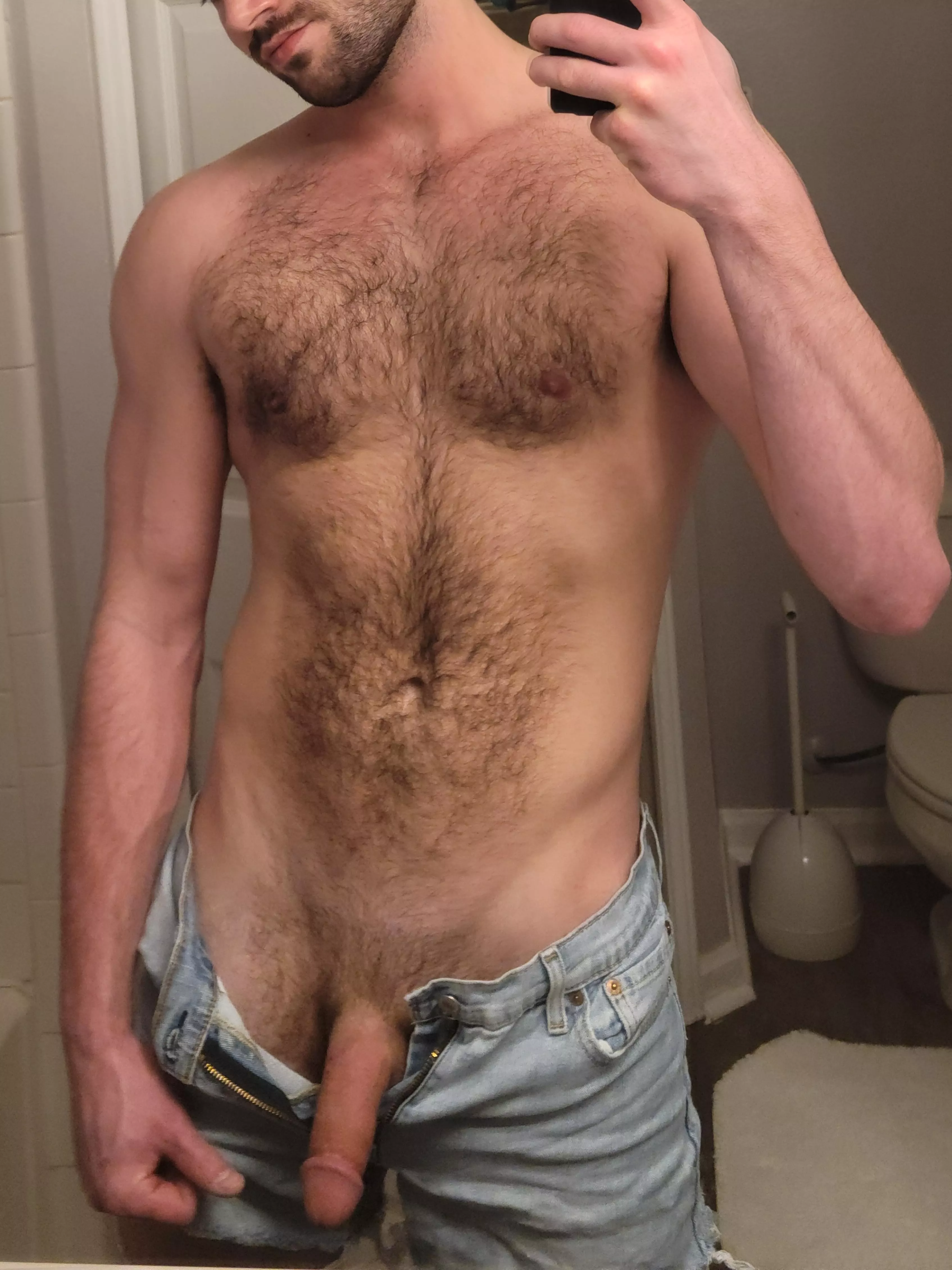 Commando jean shorts kinda day