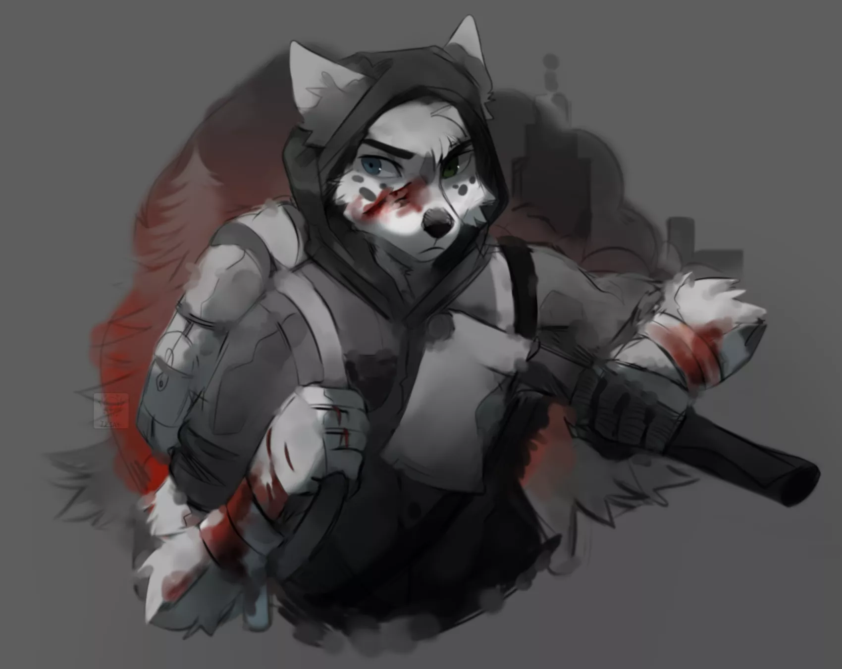 commission! (art by me, leskweg on twitter and FA)