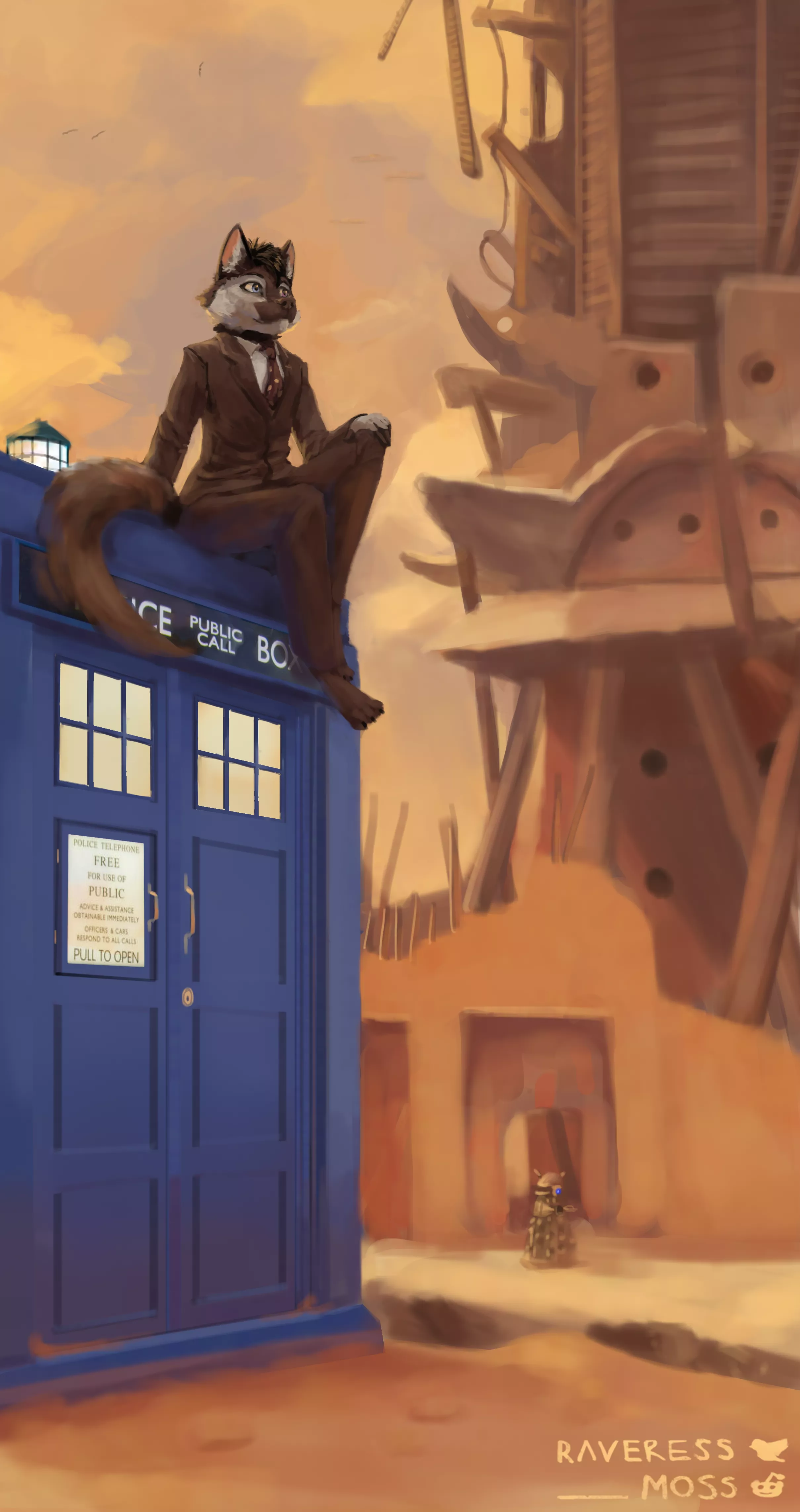 Commission Complete! Now The Doctor shall forever be a furry >:3