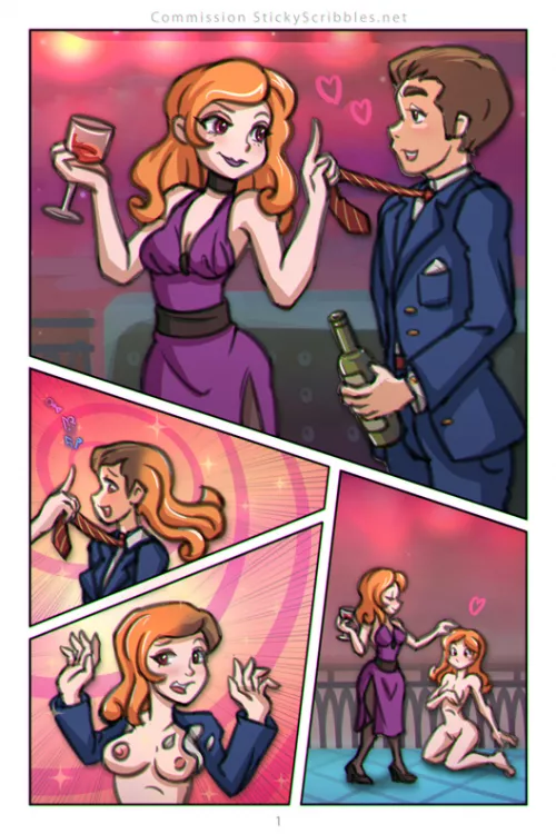 Commission, Kyle To Melody Transformation [M > F ] ( StickyScribbles )