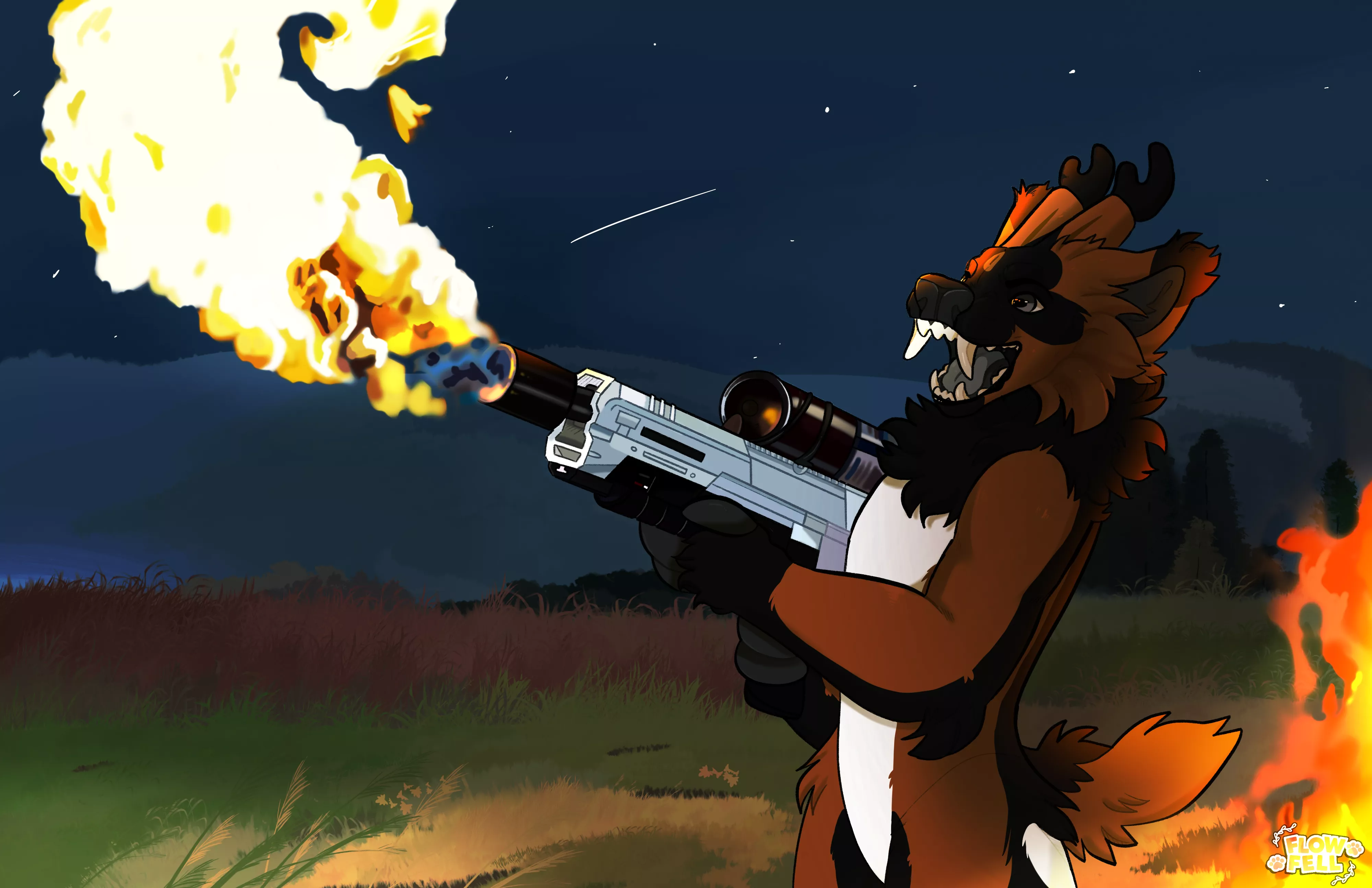 Commission//art by me @flowfells on twitter