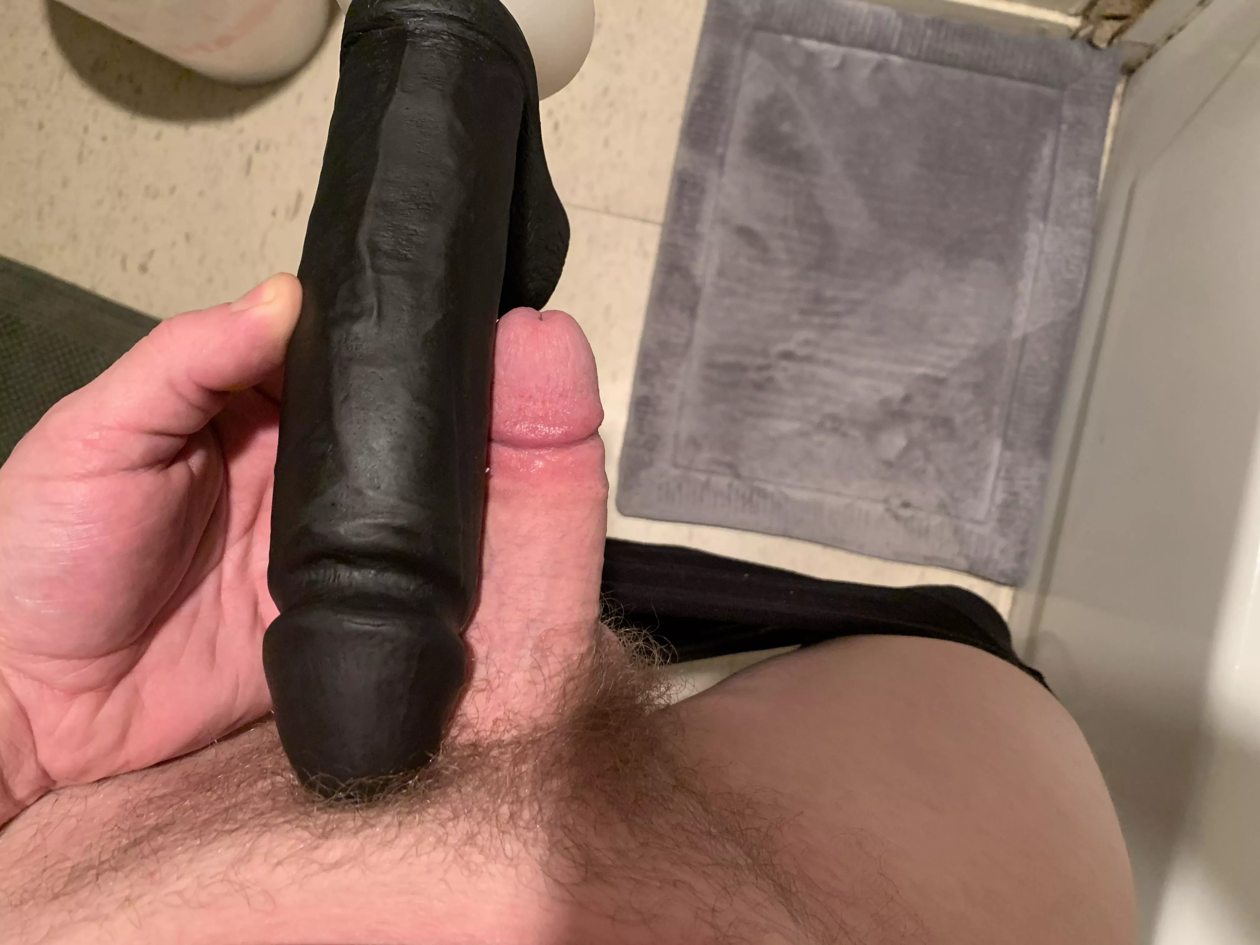 Compared to her favorite dildo.