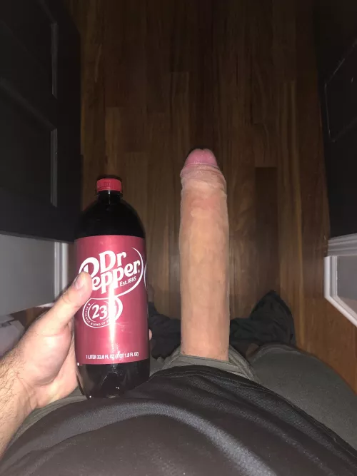 Comparing to liter bottle
