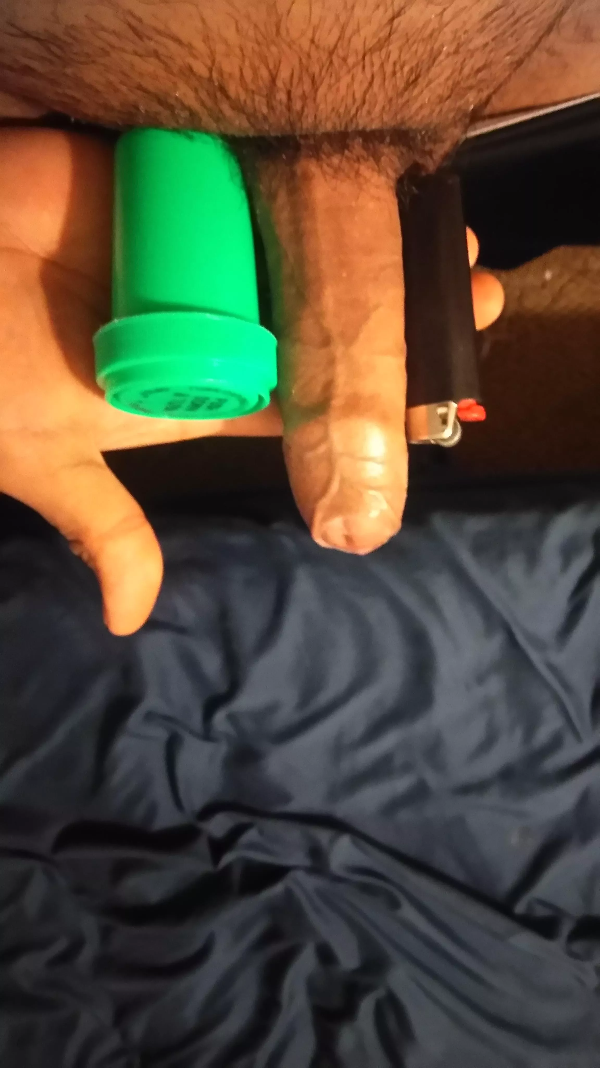 Comparing with my weed jar and lighter Comparing with my weed jar and lighter