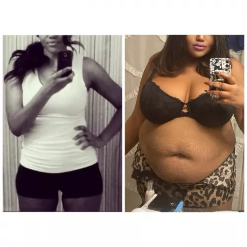 Confession: I get super horny looking at pictures of my weight gain.