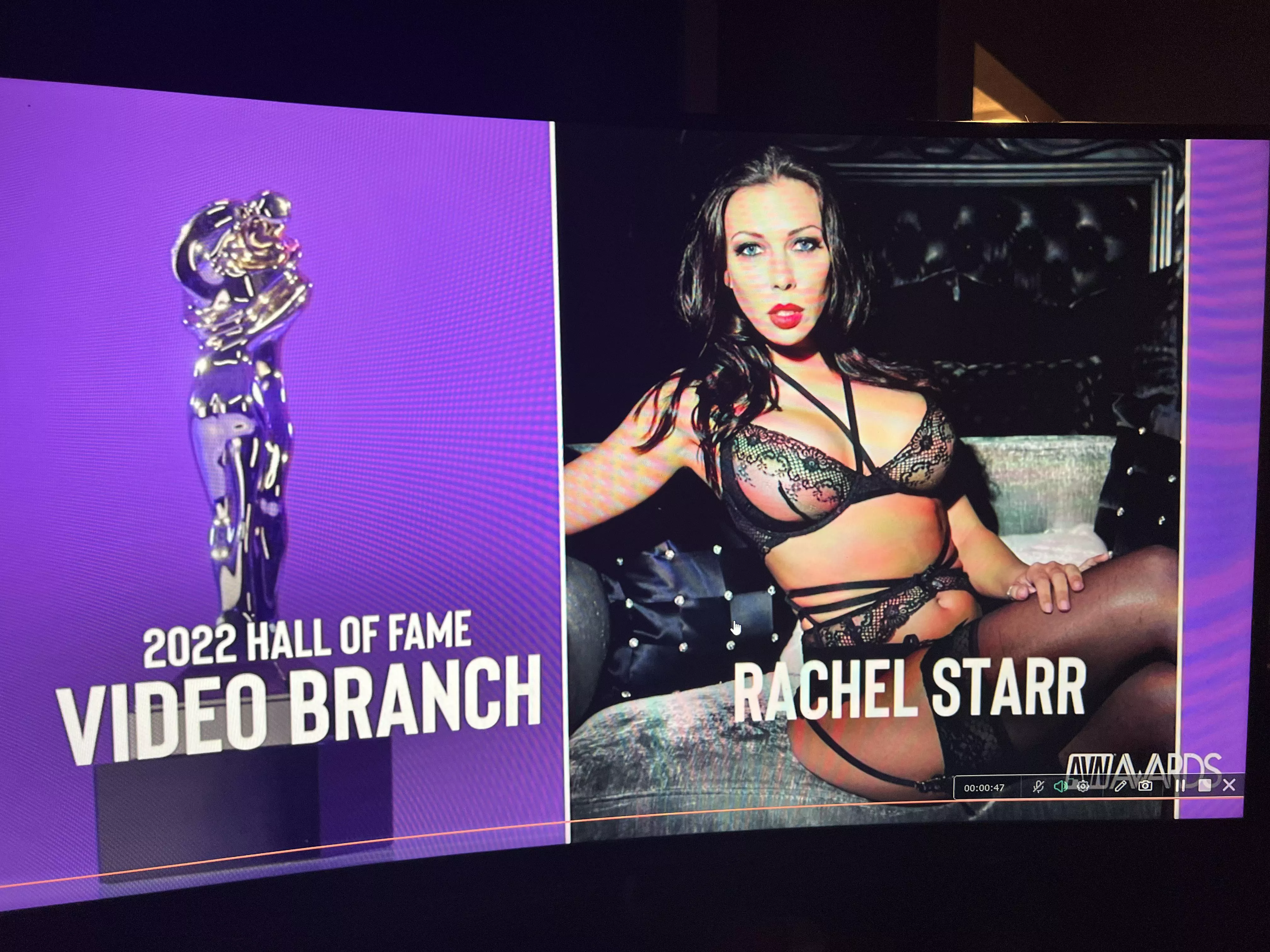 Congrats Rachel Starr for being inducted into the AVN Hall of Fame!!!!