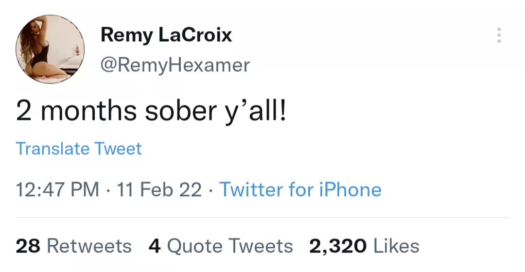 Congrats to the queen on milestones and happiness