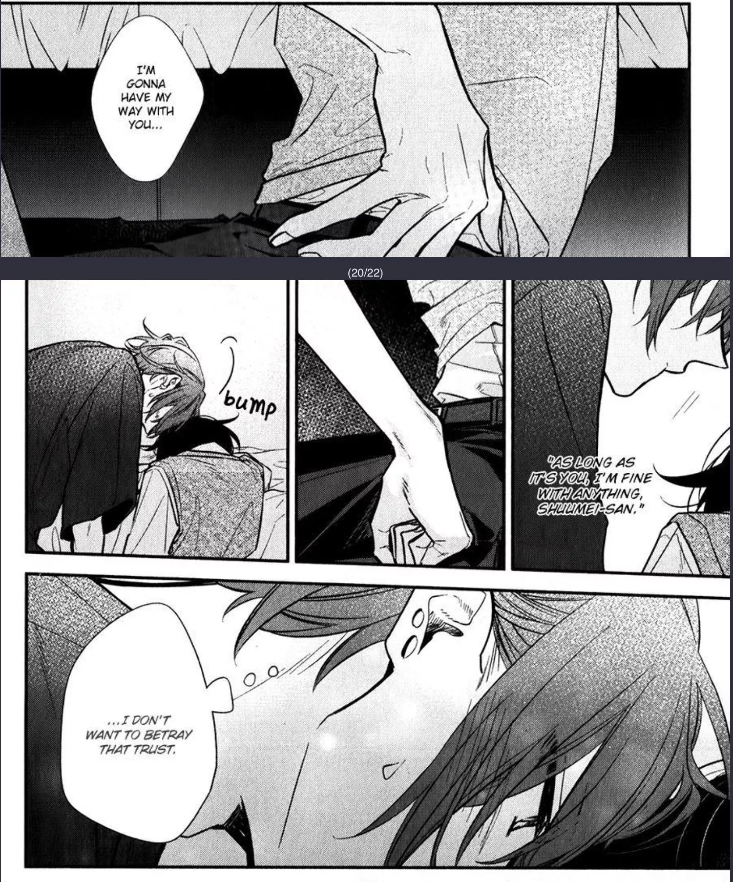 Consent and trust is sexy [Sasaki to Miyano]