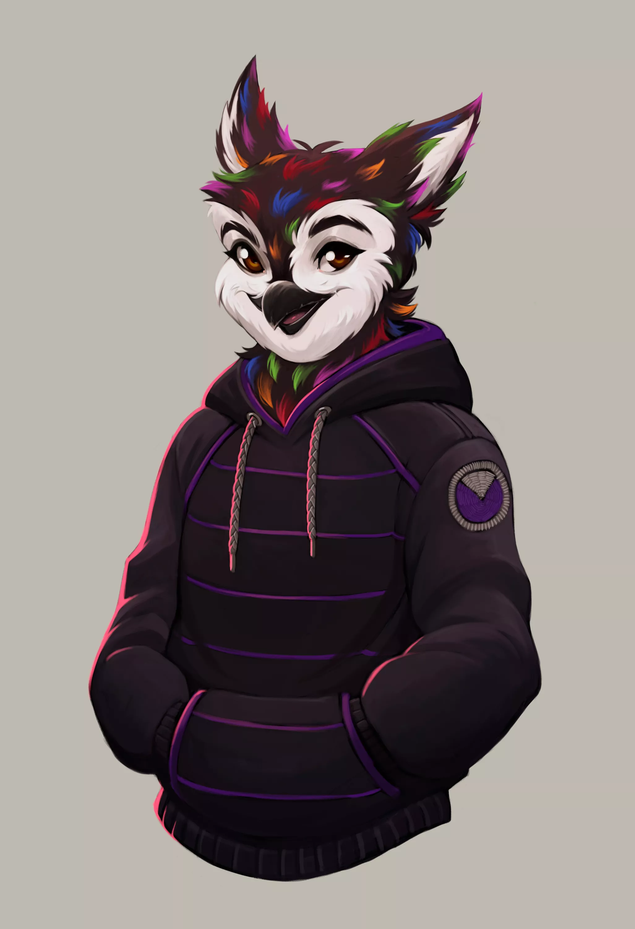 Constantine, the Owl | Commission that I had the pleasure to draw | Art by me: @wao_art on twitter