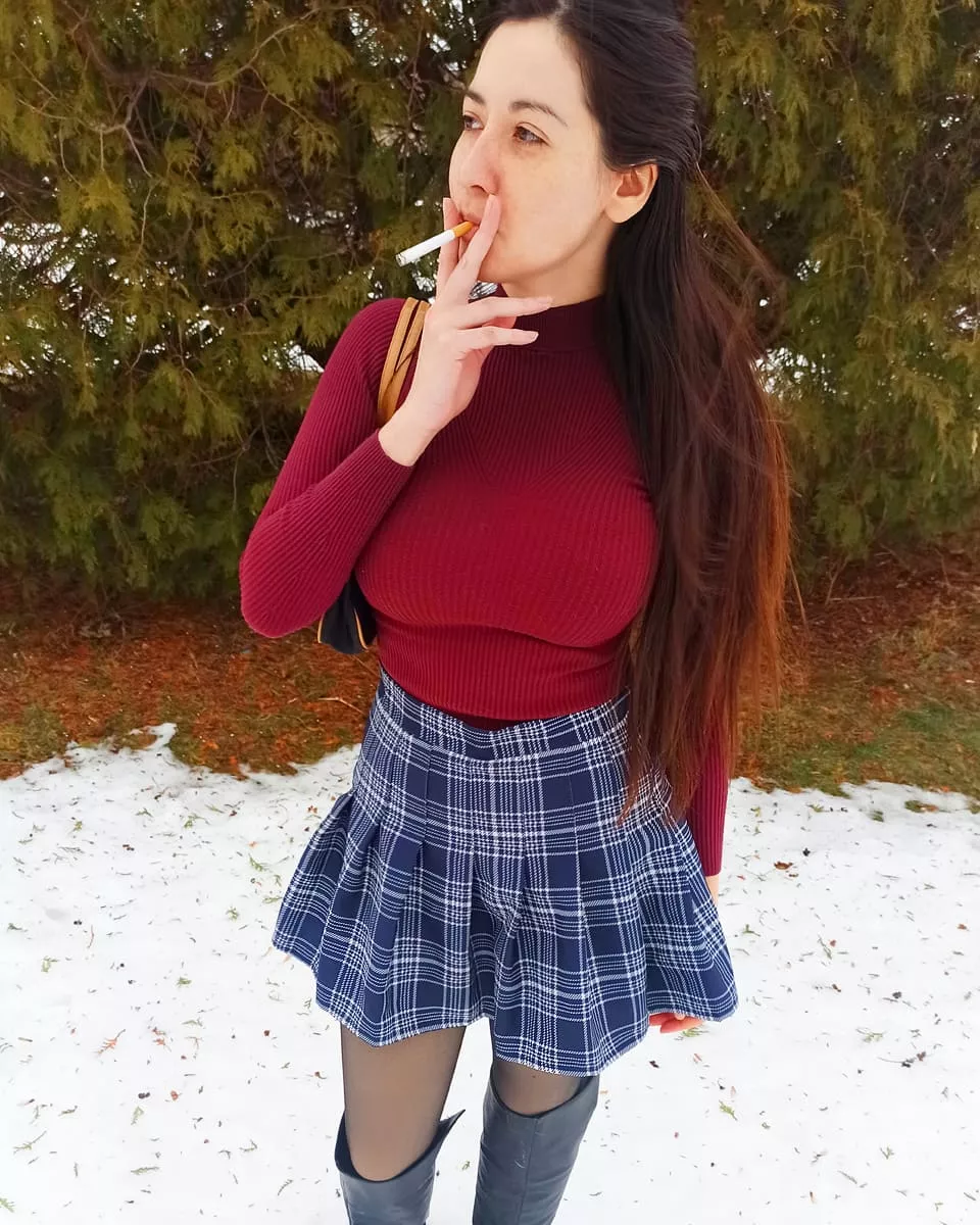 Cool air and warm smoke