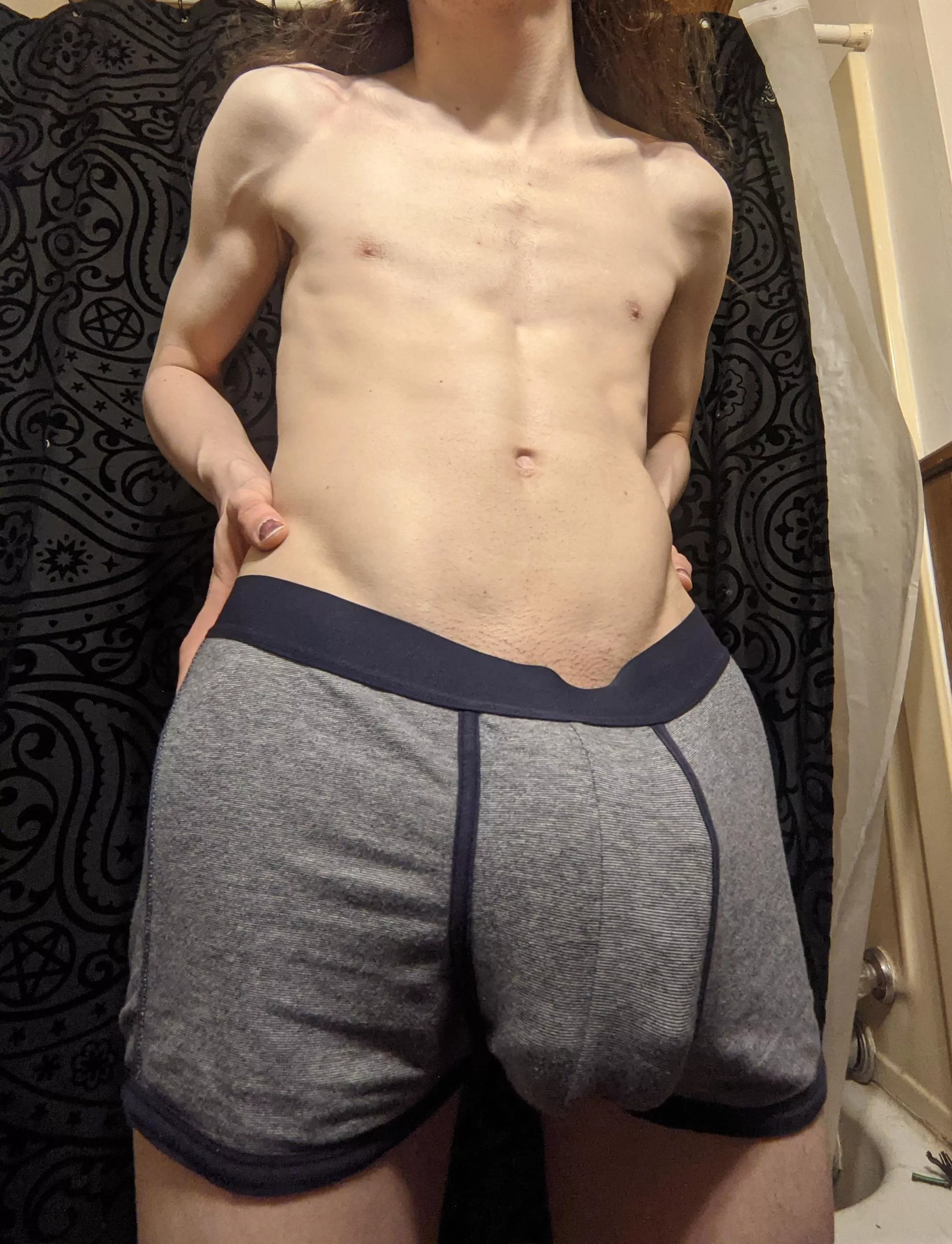 Copied my own dick, how you guys feel about double bulges? 😘