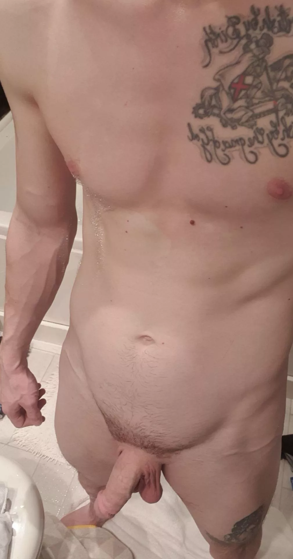 Could I interest you in a Sunday afternoon shower? Could I interest you in a Sunday afternoon shower?