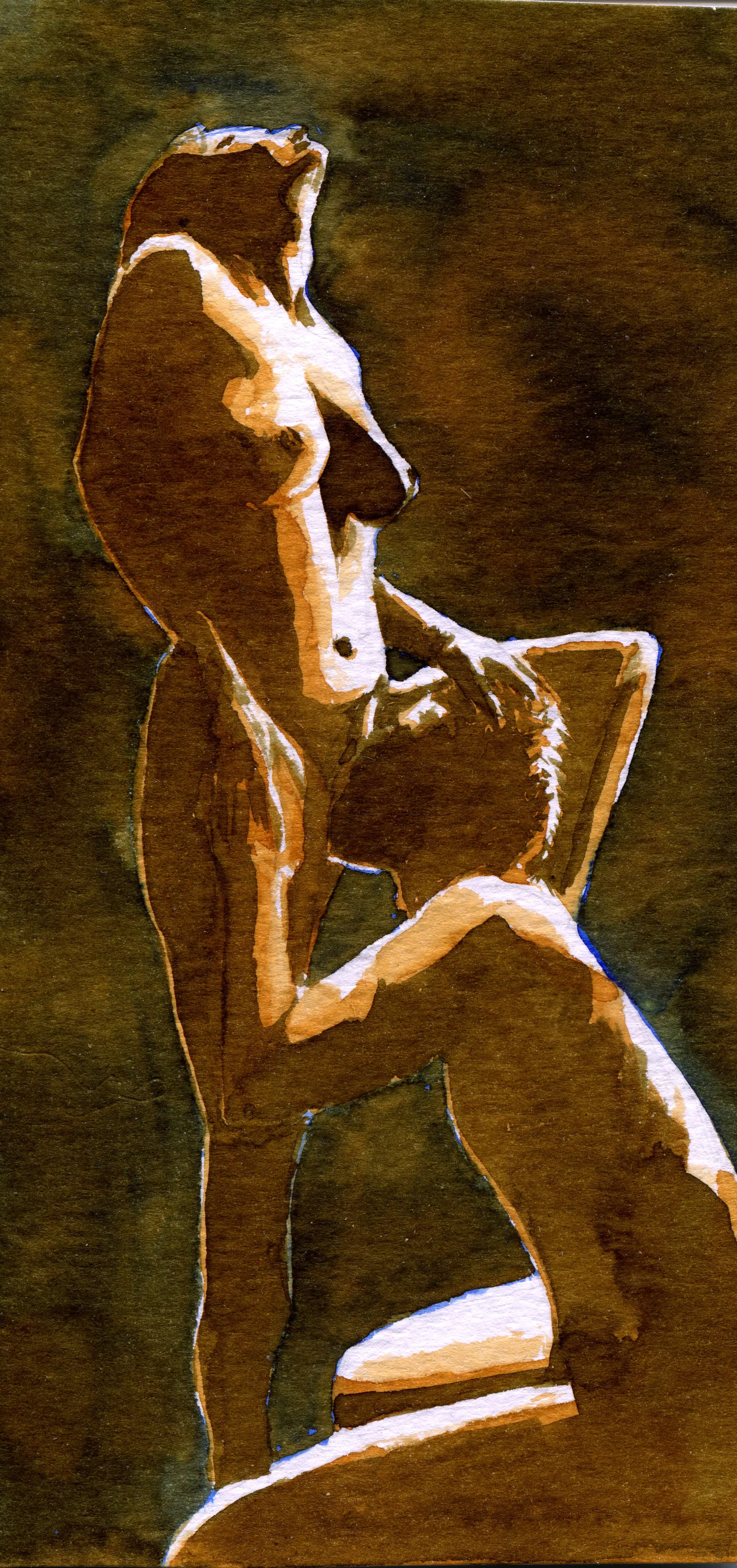 Couple in watercolor