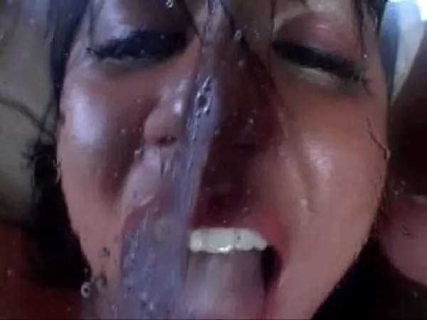 Covering the camera lens in spit