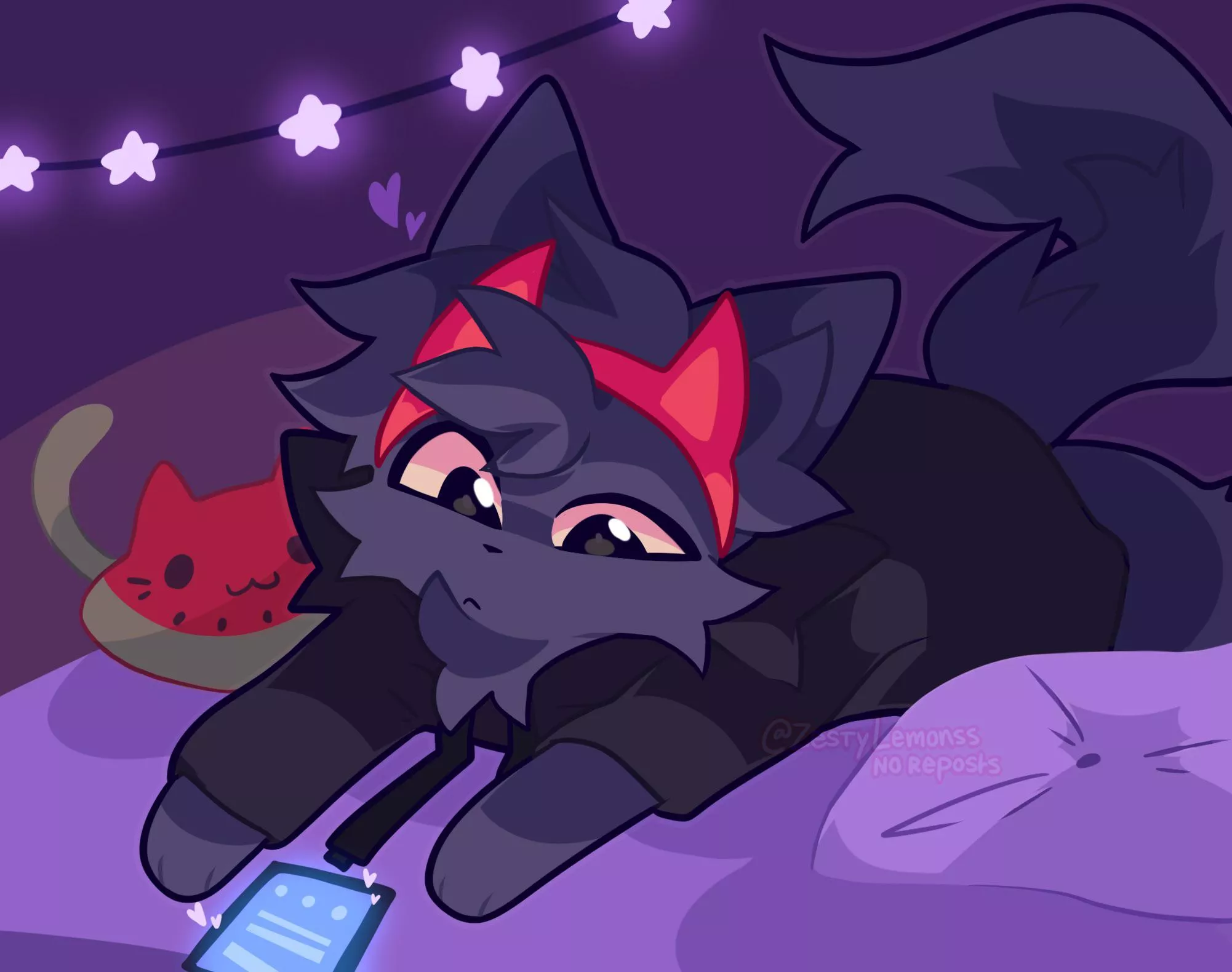 cozy [ art by me @zestylemonss on twitter ]