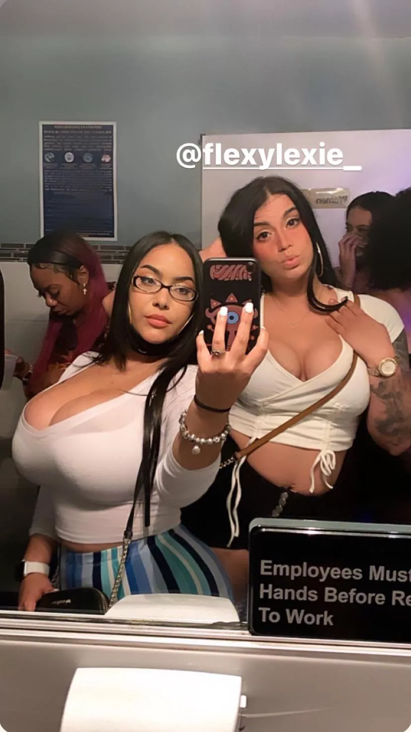 Crazy how big her tiddies are compared to other bitches