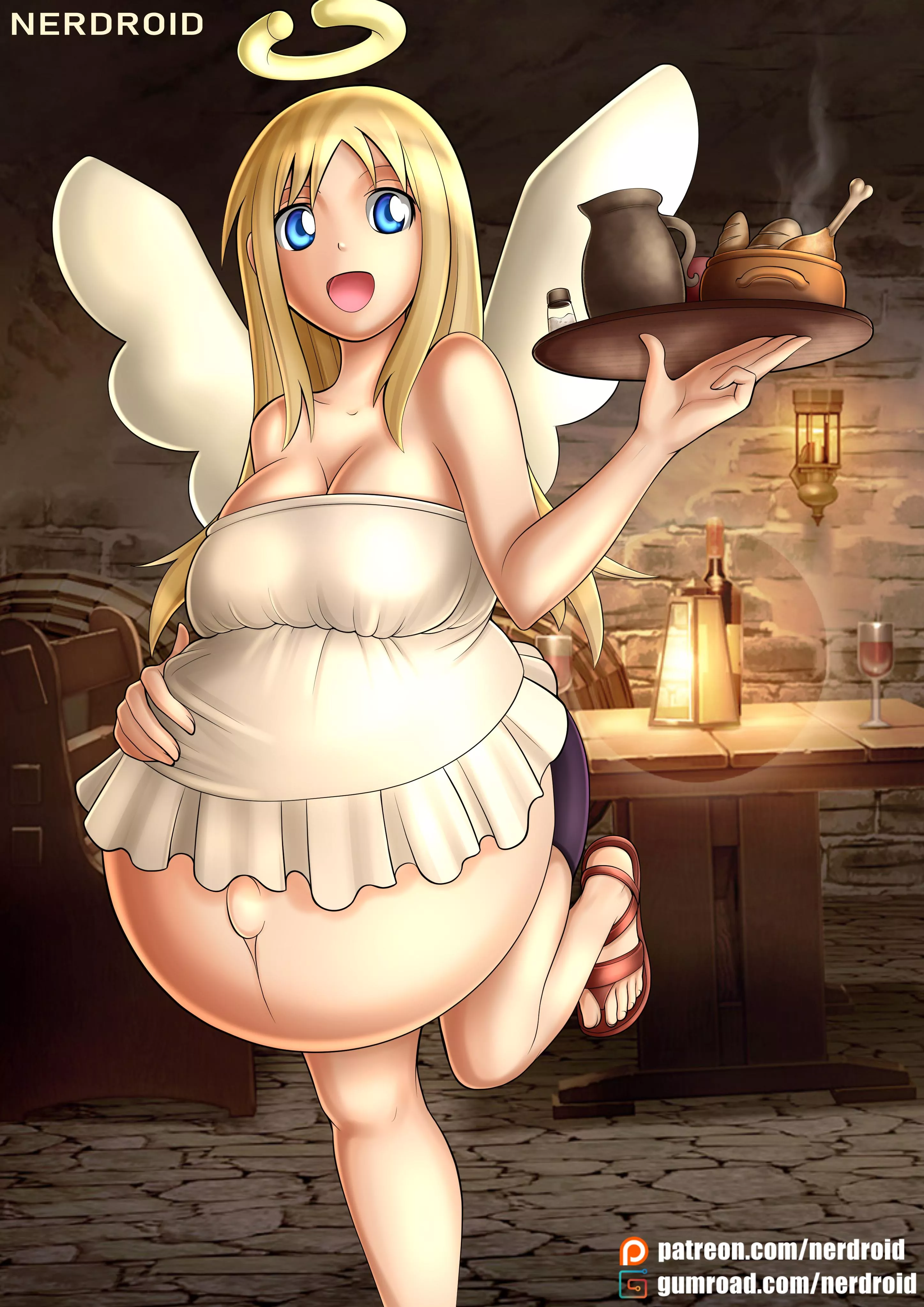 Crimvael Pregnant - Interspecies Reviewers - Commission - Art by me(NerDroid)