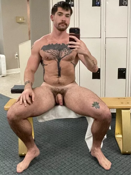 Cruising the locker room