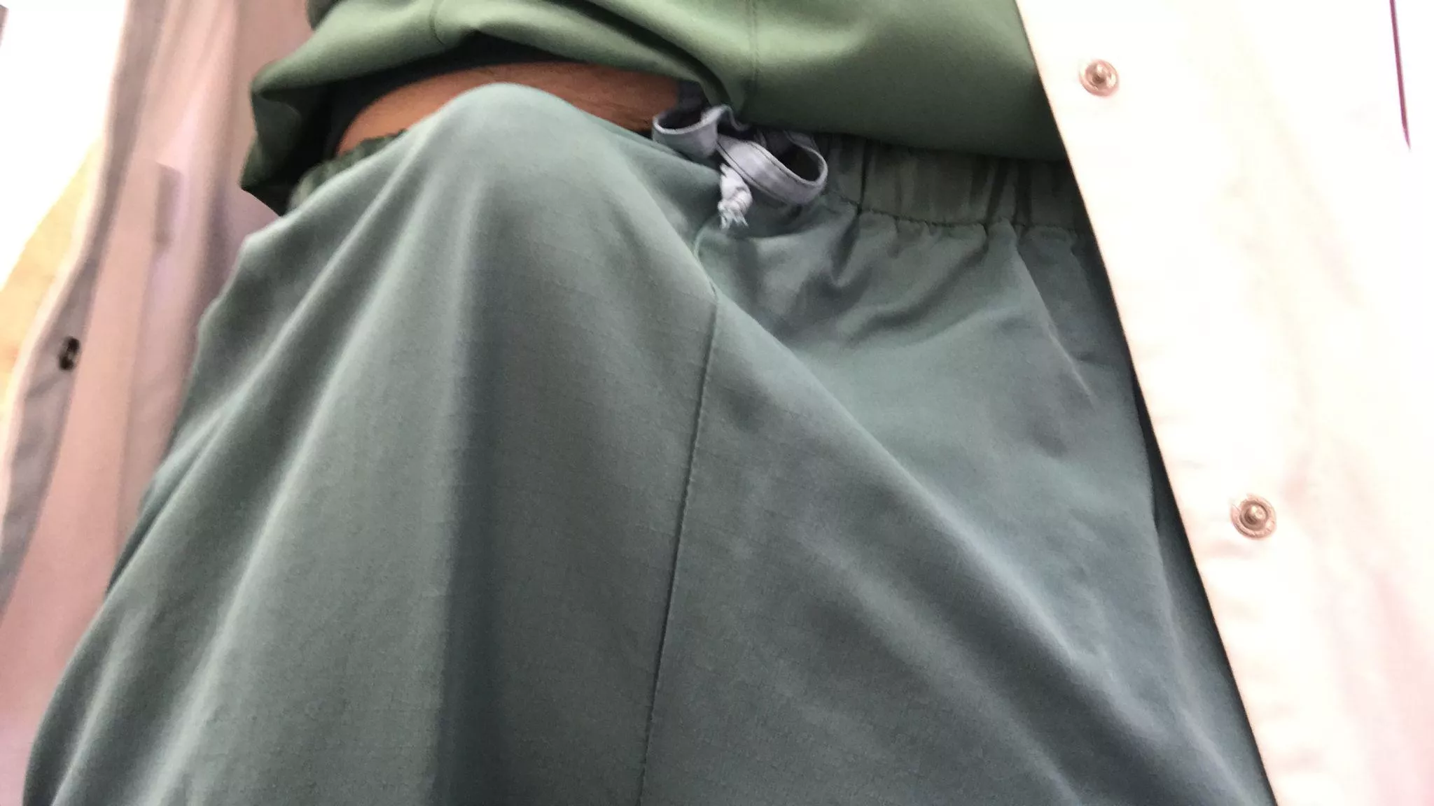 Cucks, pull my scrubs down and expose my throbbing cock!!!