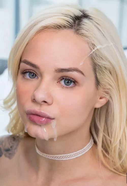 Cum Covered Elsa