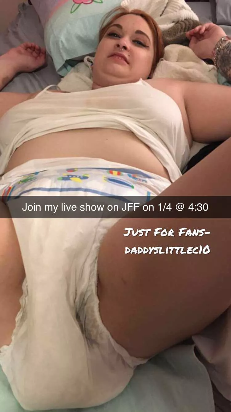 Cum join my diaper shenanigans 4:30 EST