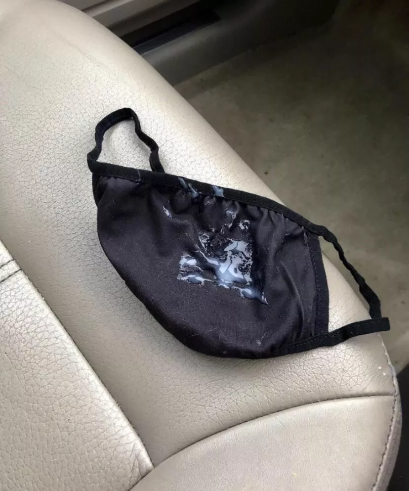 Cum on mask