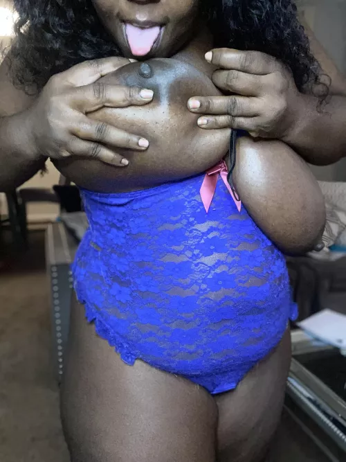 Cum suck my nipples with me baby