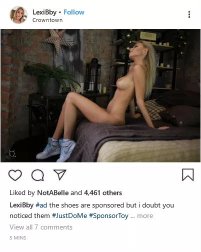 (cuntagram) @LexiBby just do me??
