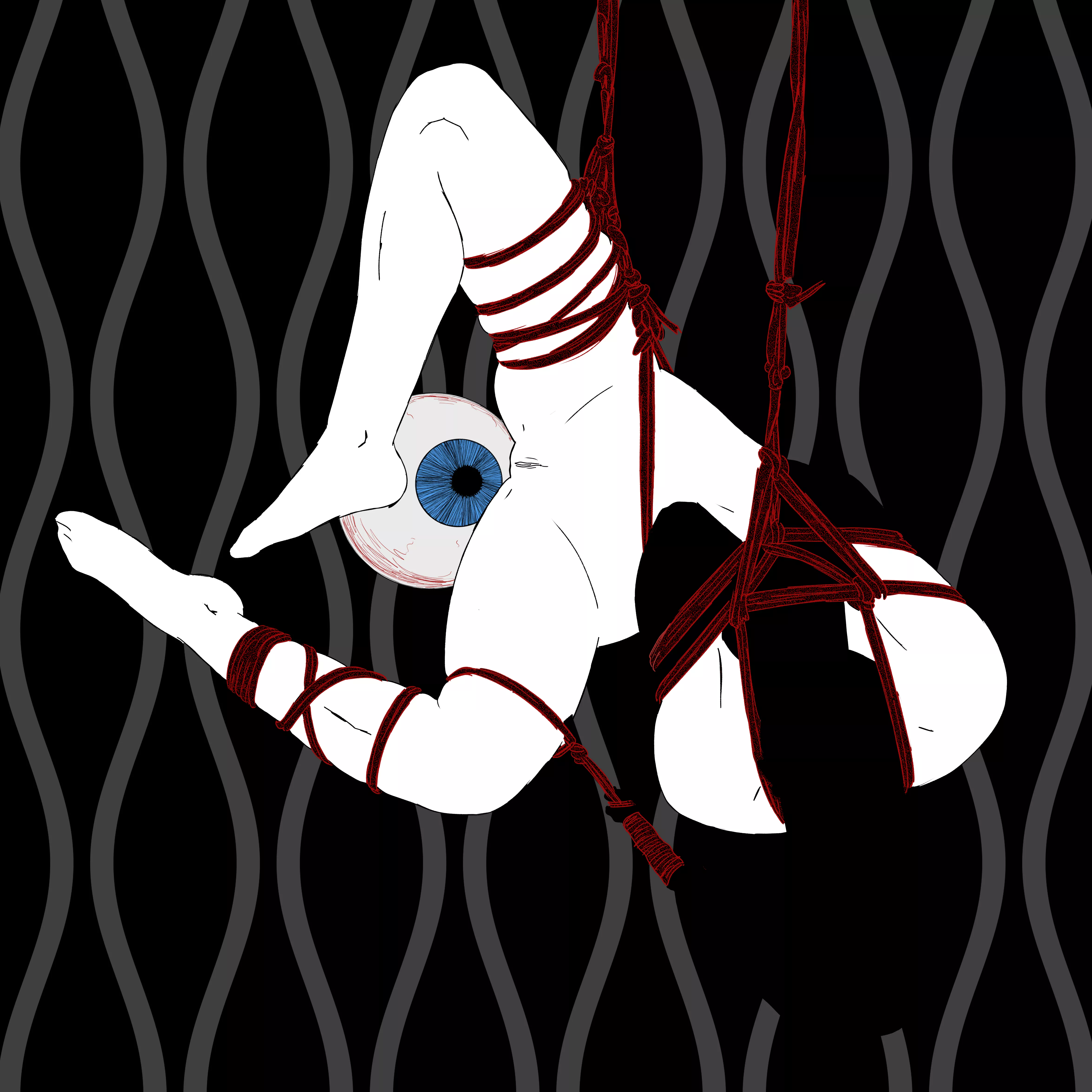 Cursed shibari by me. Inspired by south-Italian folk tales