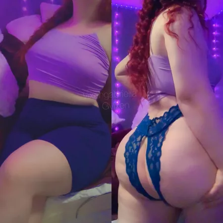 Curvy soft little thing 🥵 with a sweet surprise , wanna touch me ? 😈