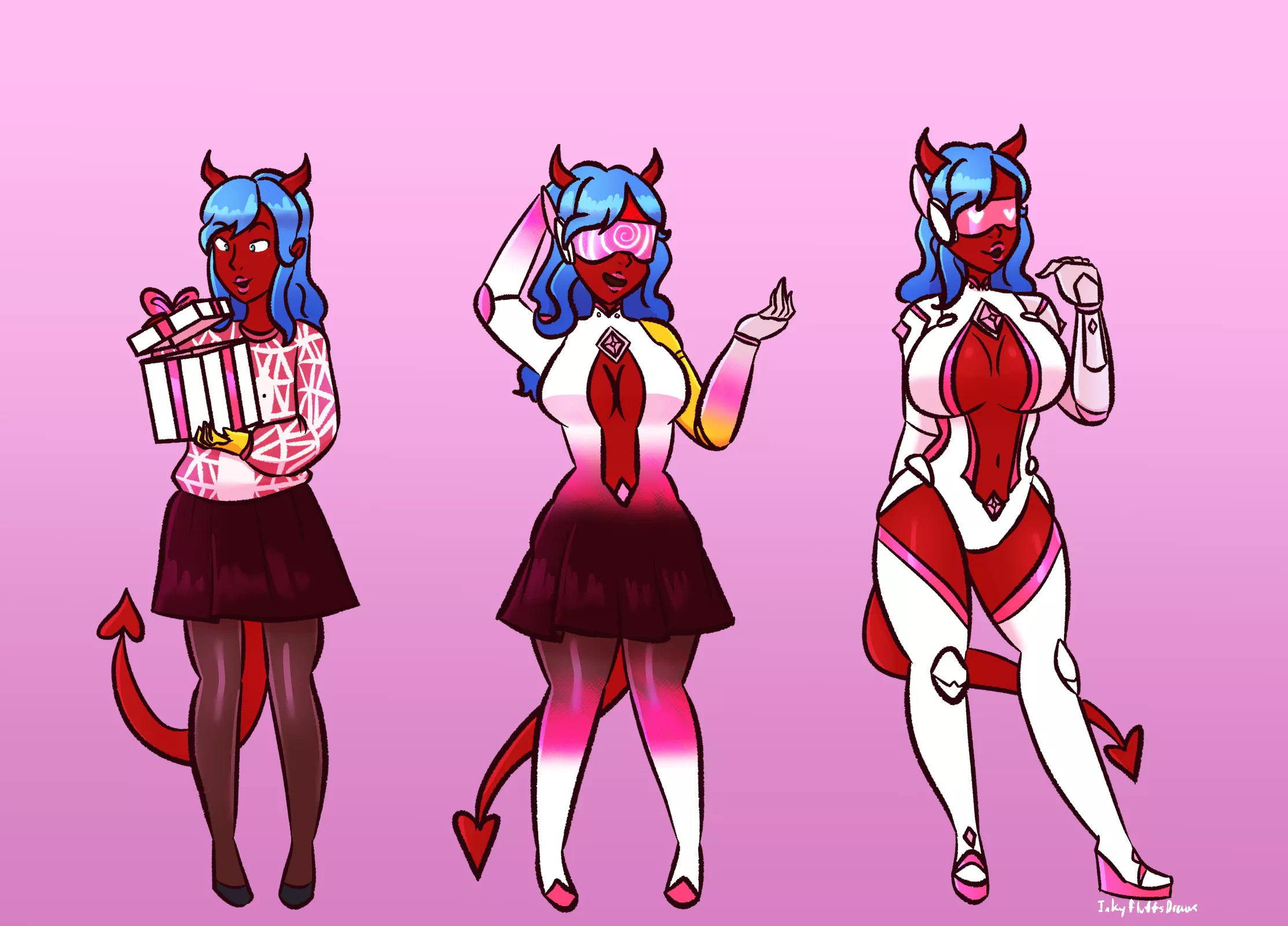 Custom Headphones by Inkyfluffdraws (Mental, Drone)