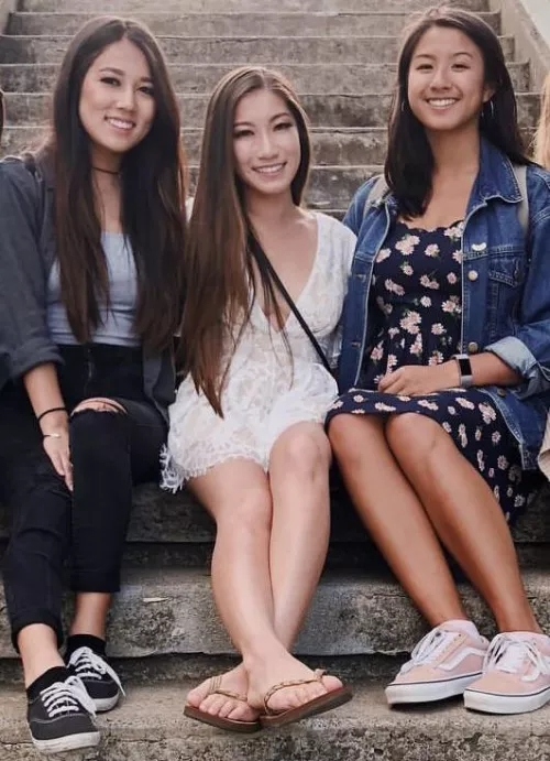 Cute Asian Trio
