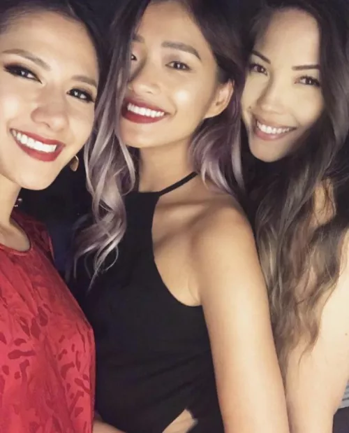Cute Asian Trio