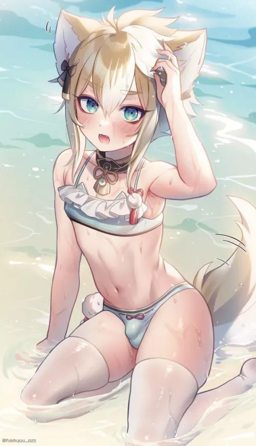 cutie on the beach :3