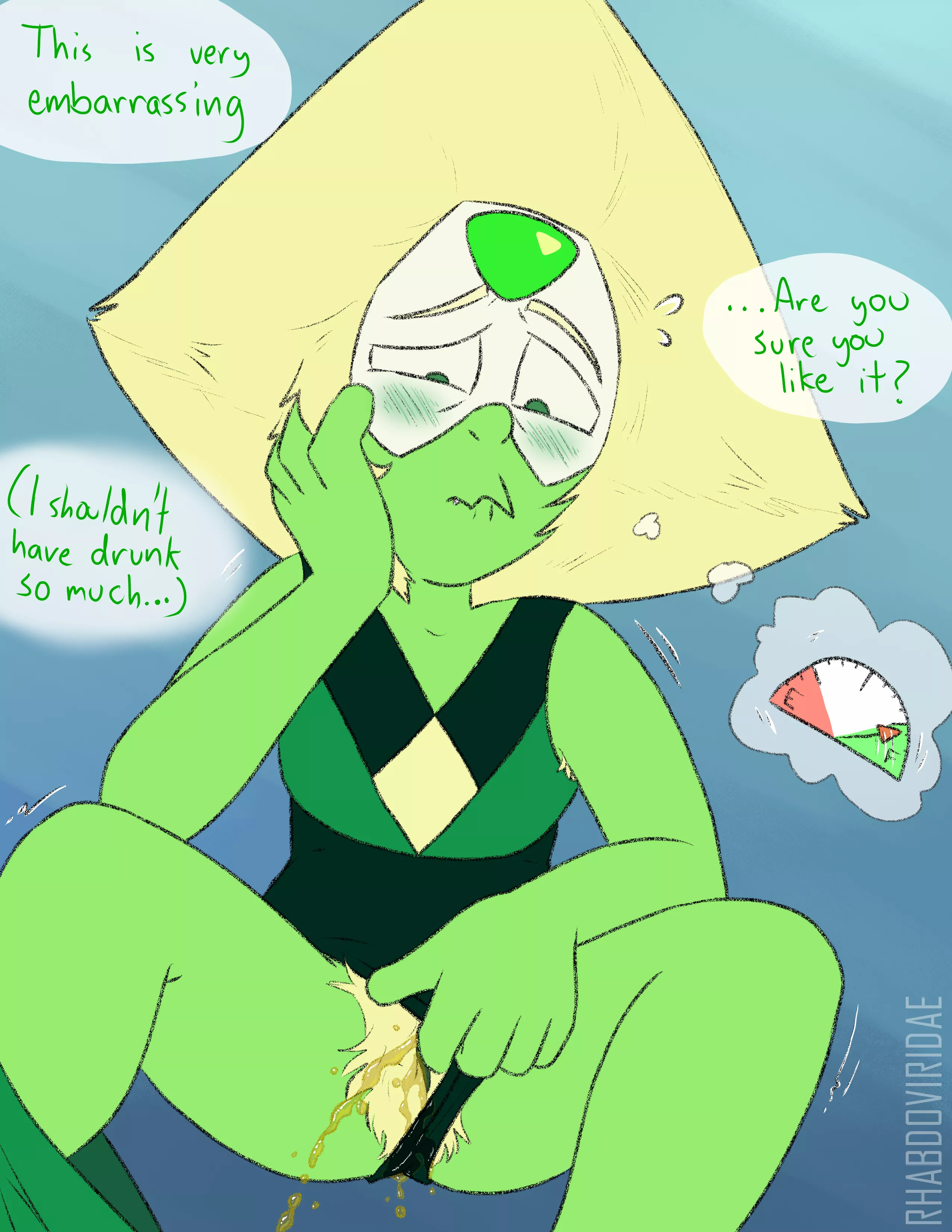 CW: Watersports - Peridot indulges viewer CW: Watersports - Peridot indulges viewer
