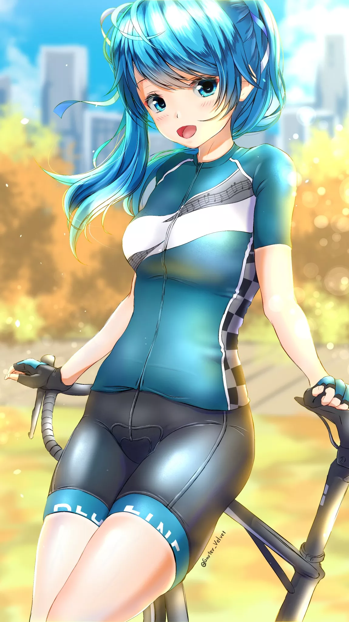Cyclist Miku Is Very Cute! (Garter-Velvet) [Vocaloid ]