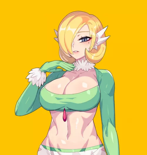 Cynthia cosplaying