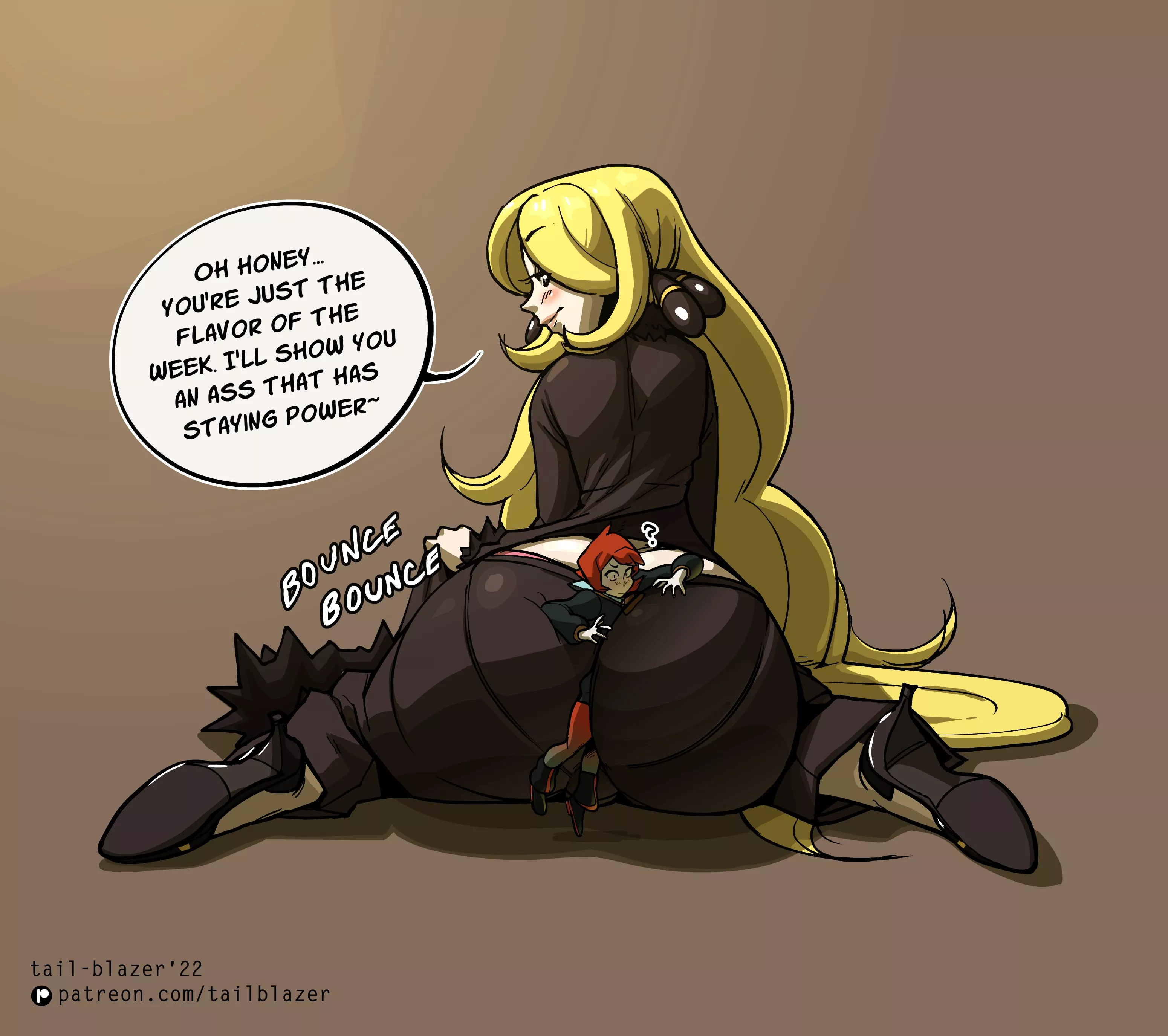 Cynthia puts Arezu in her place (Tail-Blazer)